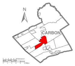 Vị trí trong Quận Carbon, Pennsylvania