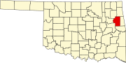 Miniatuur voor Cherokee County (Oklahoma)