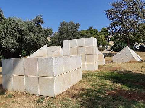 Fire terninger i Blumfield Garden Jerusalem