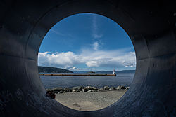 Munkholmen sett fra Talerøret Trondheim Foto: GuoJunjun