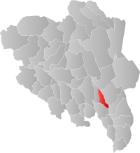 Localisation de Løten