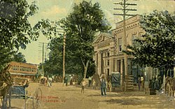Норт-Мэйн-стрит, Чатем, около 1909 года.