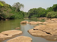 Rivière du Noun, frontière entre Bandjoun et Bamoun.