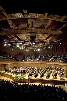 Orquesta Filarmónica de la UNAM (OFUNAM), en concierto en la Sala Nezahualcóyotl.