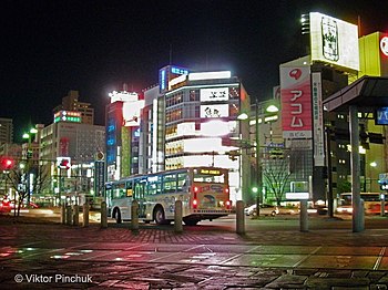 Evening Street, Okayama.