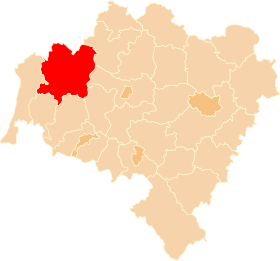 Localisation de Powiat de Bolesławiec