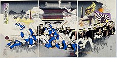 「北京附近北倉激戦図」 1900年（明治33年）