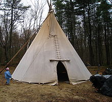 Peyote ceremony tipi Peyote ceremony tipi.jpg