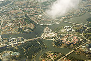 Landskap Putrajaya dari pemandangan atas - Okt 2013