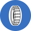 Snow tire chains