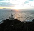 Le phare de Sadamisaki situé à la pointe de la péninsule.