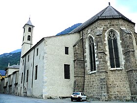 Le chevet et l'ancienne sacristie