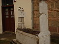 قبر "سافجي باي"، ابن أرطغرل، بمقبرة أرطغرل بمدينة سوغوت.