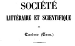 Vignette pour Société littéraire et scientifique de Castres