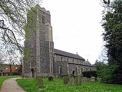St Mary Magdalene Church, Pulham Market, Norfolk - geograph.org.uk - 804953.jpg
