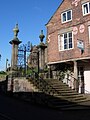 St Oswald's Church, gates from the SE