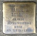 Stolperstein für Mathilde Strauss (Christophstraße 31)