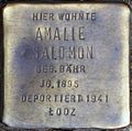 Stolperstein für Amalie Salomon (Dasselstraße 37)