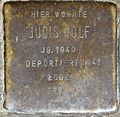 Stolperstein für Judis Wolf (Schaevenstraße 4)