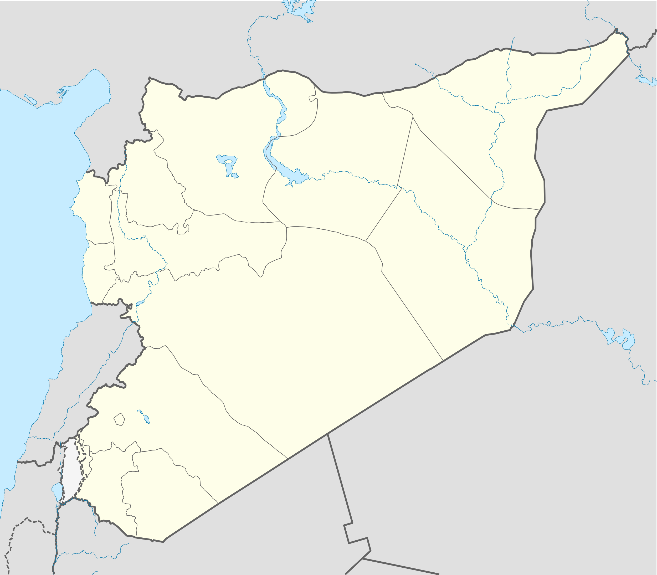 Lothar von Richthofen/Template:Syrian civil war detailed map is located in Syria