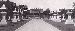 日本統治時代の台南神社
