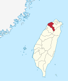 Kaart van Táoyuán Shì