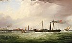 Samuel Walters Hjulångaren Ariel (1831), National Maritime Museum i Greenwich.