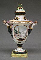 Vase, Parolin period, hard-paste