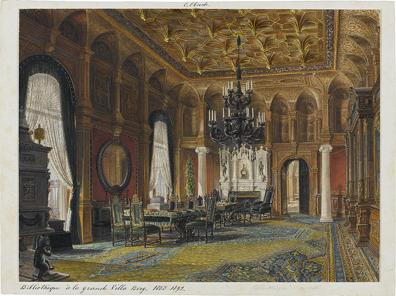 File:Villa Berg, Bibliothek, 1855.jpg