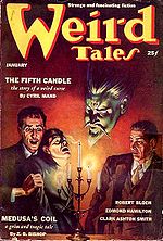 Weird Tales cover image for January 1939