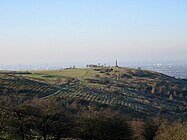 Looking north-west along the top of the Low.