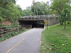 Wilson Boulevard bridge in 2017