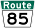 Winnipeg Route 85 shield