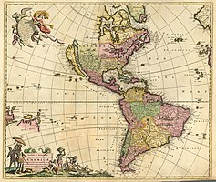 Novissima et Accuratissima Septentrionalis ac Meridionalis Americae, 1680