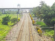 Eisenbahntrasse in Xinshi