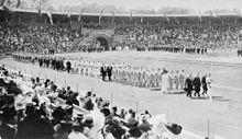 המשלחת הפינית בטקס הפתיחה של אולימפיאדת סטוקהולם (1912)