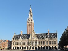 Central Library of the KU Leuven, seen from the Mgr. Ladeuzeplein 2011-09-24 17.42 Leuven, universiteitsbibliotheek ceg74154 foto4.jpg