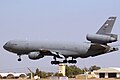 Літак-заправник KC-10 «Ікстендер» 60-го авіакрила перевезень злітає з бази. 2011