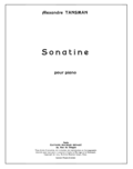 Vignette pour Sonatine pour piano no 1 de Tansman