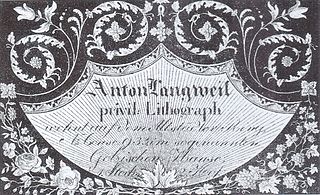 Carte de vizită a lui Antonín Langweil