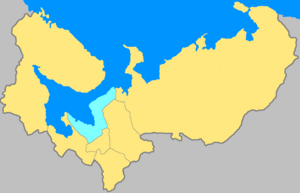 Архангельский уезд на карте