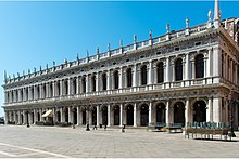 Biblioteca Marciana, Veneto, Venice Biblioteca Maricana-eastern facade.jpg