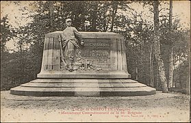 Monument dit « des Chasseurs » à la gloire de la 86e Brigade au col de la Chipotte (Vosges).