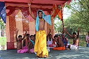 Gajan utsab at Shiva temple