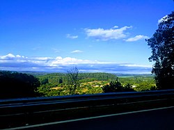 Vista parcial da Charqueada de Baixo, olhando da rodovia.