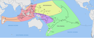 Chronological dispersal of Austronesian peoples across the Indo-Pacific (Bellwood in Chambers, 2008) Chronological dispersal of Austronesian people across the Pacific.svg