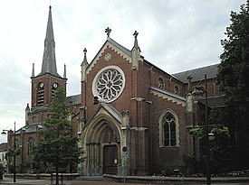 A igreja Saint-Martin.