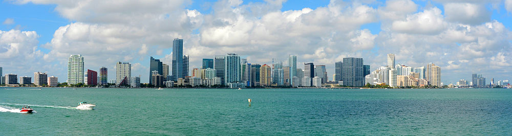 Miami siluett vaadatuna Virginia Keylt