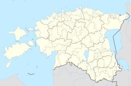 Karte von Estland, Position von Sillamäe hervorgehoben