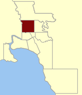 Electoral district of North Melbourne 1859.png